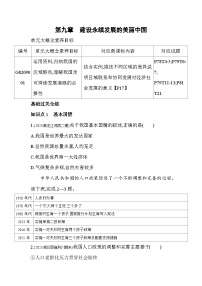 地理八年級下冊第九章 建設(shè)永續(xù)發(fā)展的美麗中國課時(shí)作業(yè)