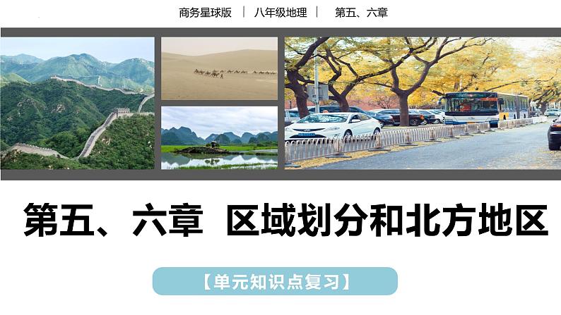 【期中讲练测】八年级下册地理-串讲05&06区域划分和北方地区(串讲PPT)01