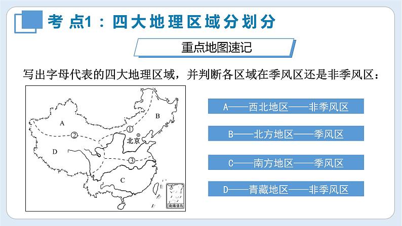 【期中讲练测】八年级下册地理-串讲05&06区域划分和北方地区(串讲PPT)08