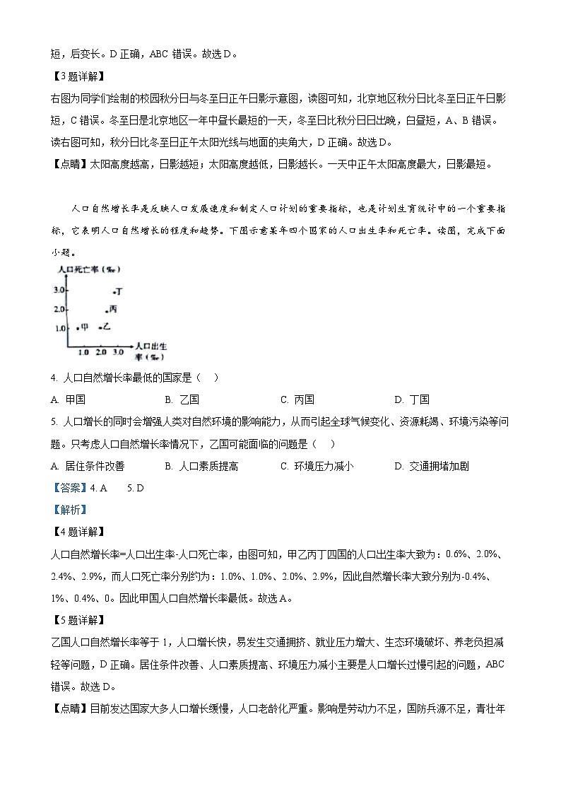 河南省商丘市虞城县2023-2024学年八年级下学期期中地理(解析版)第2页
