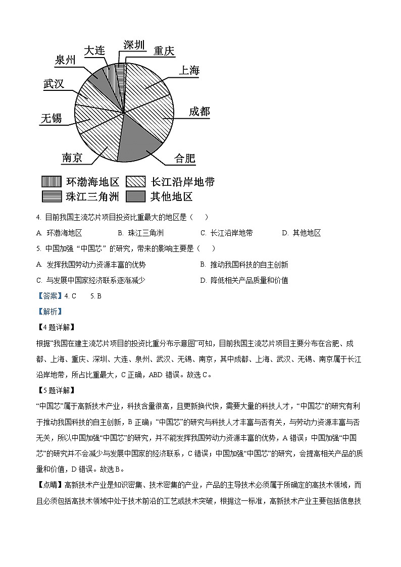 湖北省黄石市大冶市2023-2024学年七年级下学期期中地理试题03