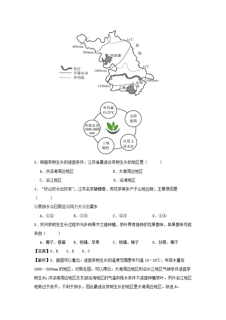 地理:2024年江苏徐州中考考前押题密卷(解析版)第3页