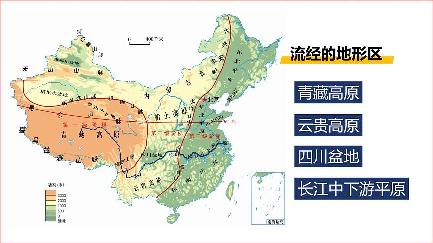 粵教版初中地理八年級上冊第二章第三節(jié)-河流（我國最大的河流--長江）課件第5頁