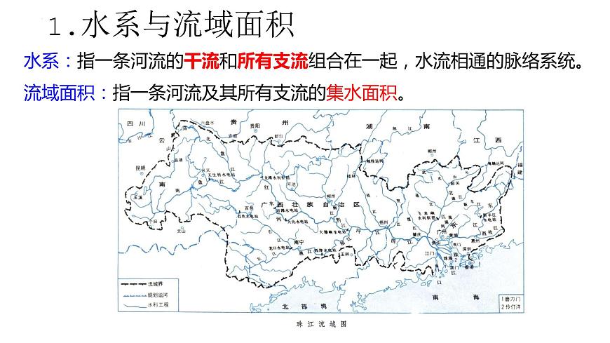 粵教版初中地理八年級上冊第二章第三節(jié)-河流（河湖概況）課件第4頁