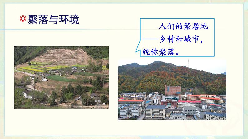 4.3《人类的聚居地——聚落》 人教版 七年级上册地理 教学课件第6页