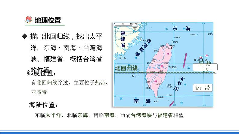 商务星球版地理八年级下册 7.4 台湾省(课件)第7页