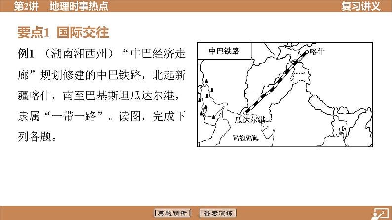 第2讲 地理时事热点 复习讲义课件2024中考地理总复习专题突破02