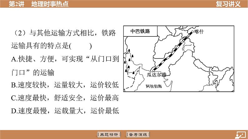 第2讲 地理时事热点 复习讲义课件2024中考地理总复习专题突破04