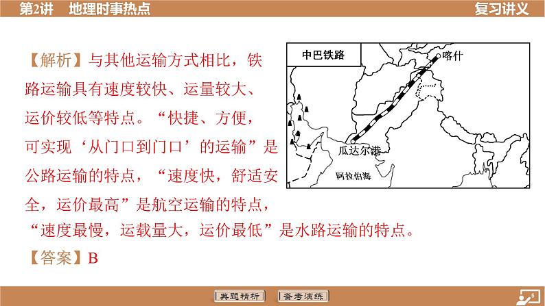 第2讲 地理时事热点 复习讲义课件2024中考地理总复习专题突破05