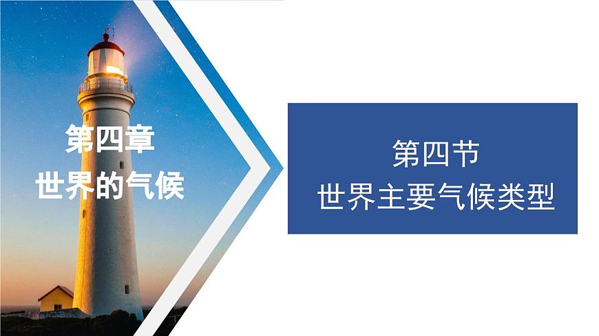 4.4 世界主要氣候類型 課件2024年初中秋季地理湘教版七年級上冊第1頁