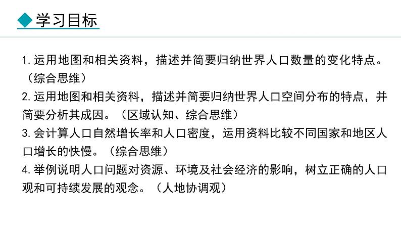 4.1 世界的人口(课件) -2024-2025学年地理湘教版(2024)七年级上册02