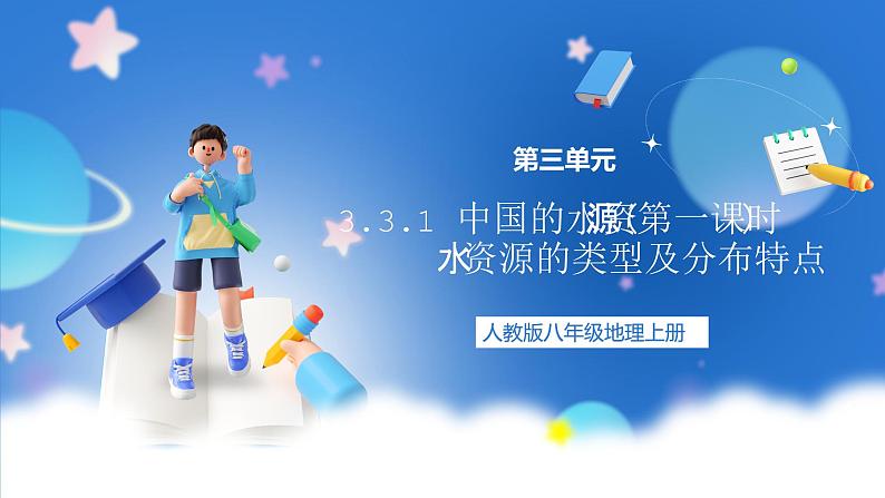 【新课标】3.3.1 中国的水资源 第1课时 水资源的类型及分布特点 课件-人教版地理八年级上册01