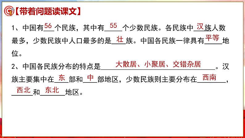 【2024年最新】湘教版地理八上:1.4中国的民族-课件02