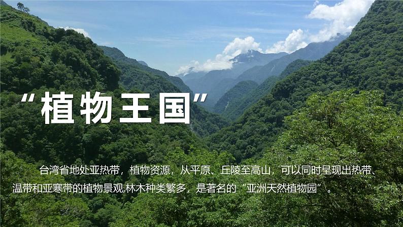 湘教版8下第八章 第二节 《台湾省的地理环境与经济发展》教学课件(第2课时)第8页
