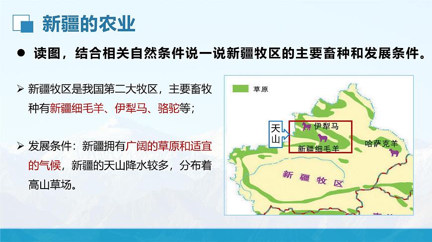 湘教版8下第八章 第三節(jié) 《新疆維吾爾自治區(qū)的地理概況與區(qū)域開發(fā)》教學(xué)課件（第2課時）第8頁