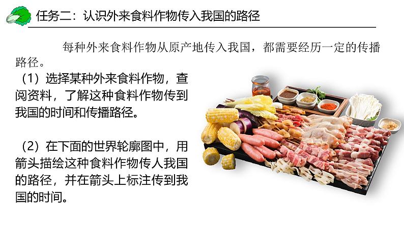 跨学科主题学习——探索外来食料作物传播史(课件+教案)-2024-2025学年最新人教版七年级地理上册06
