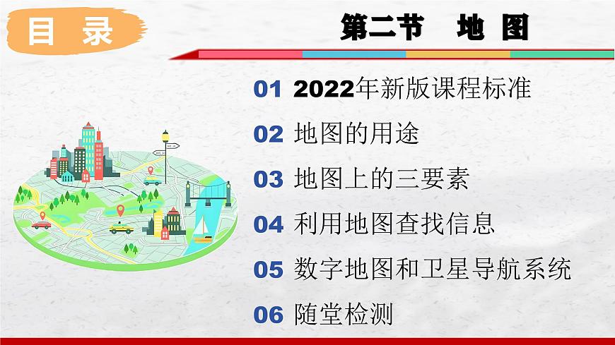 2024-2025學(xué)年中圖版地理七年級(jí)上冊(cè)2.2《地圖》課件第3頁(yè)