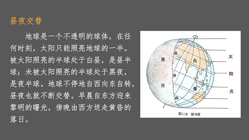 1.3 地球的运动 课件2024~2025学年人教版七年级地理上册04
