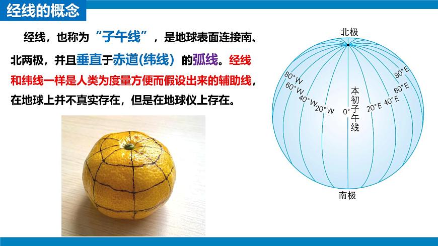 2024—2025學(xué)年七年級上冊人教版1.2地球與地球儀（課時2）課件第8頁