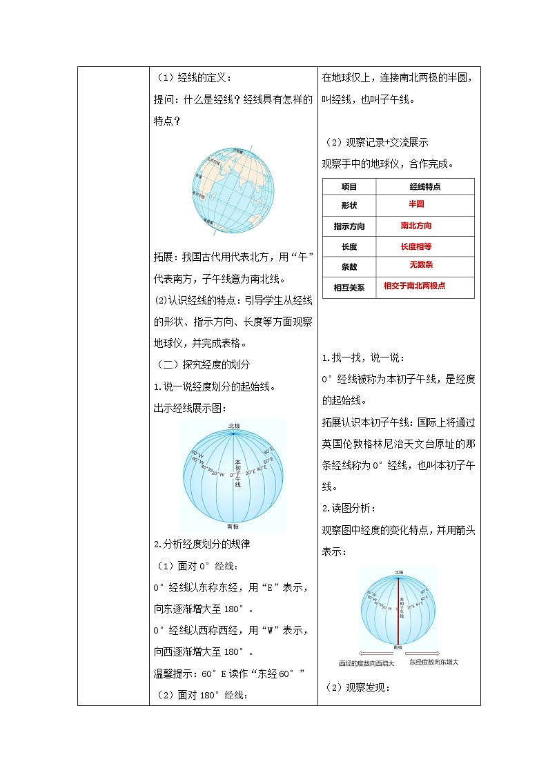 1.2《地球与地球仪》课时2 (课件+教案)-2024-2025学年七年级地理上学期人教版(2024)02