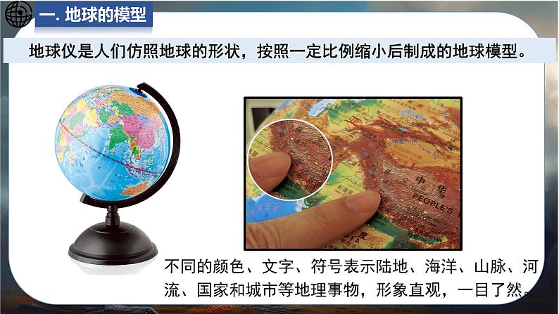 24秋七年级上册地理(星球)教学课件 2.第二章 地球的运动及其影响 1.第一节 地球仪05