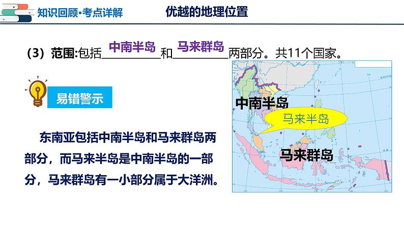 2025年中考地理一轮复习考点过关课件专题09 东南亚和南亚(含解析)第8页
