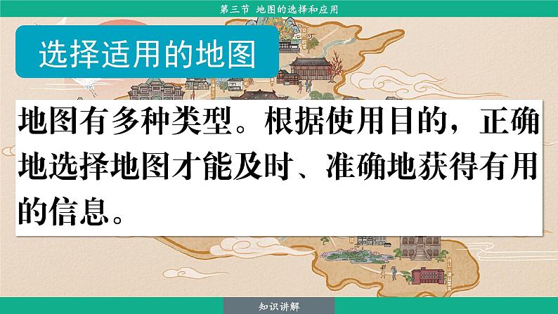 2.3 地图的选择和应用(课件)-2024--2025学年人教版地理七年级上册第5页