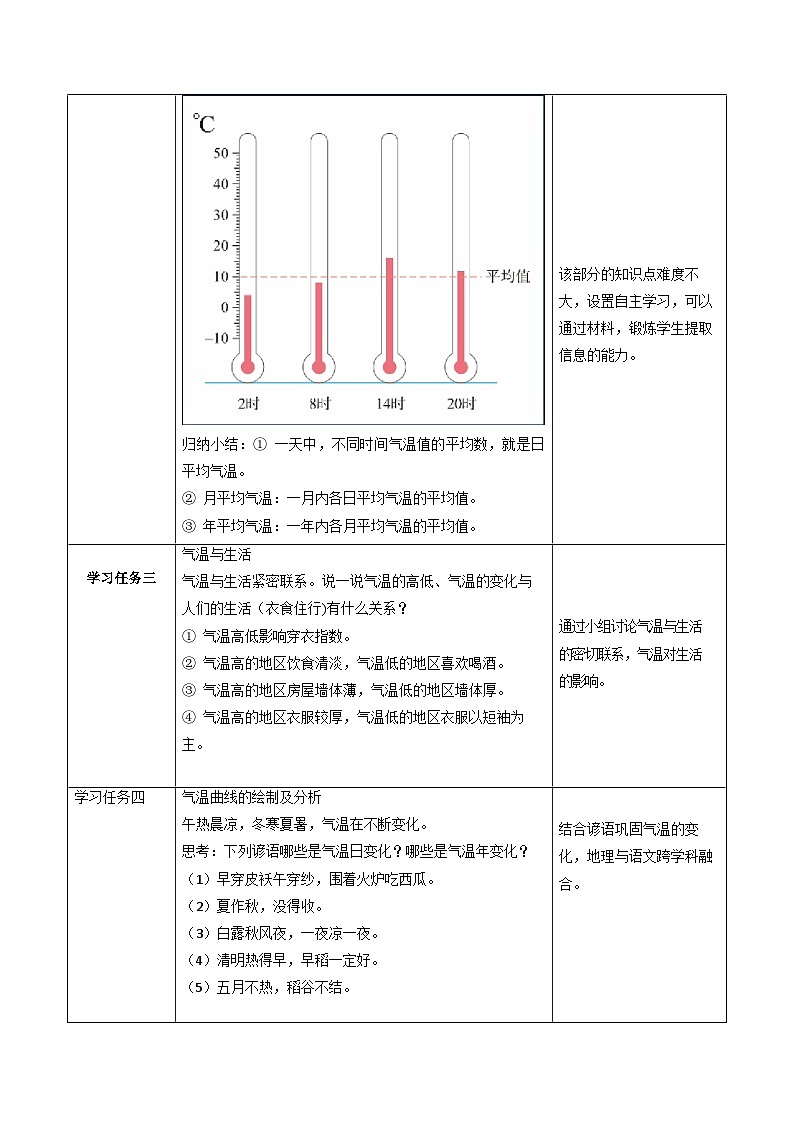 4.2.1气温的变化与分布(第1课时)(教学设计)七年级地理上册(人教版2024)第3页