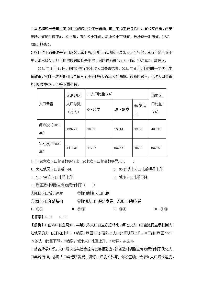2024-2025学年云南省曲靖市沾益区八年级(上)期中地理试卷(解析版)第2页