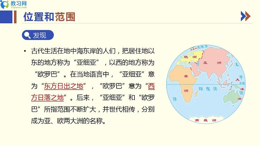 7.1 亞洲及歐洲 第一課時(shí) 同步優(yōu)質(zhì)課件第3頁(yè)