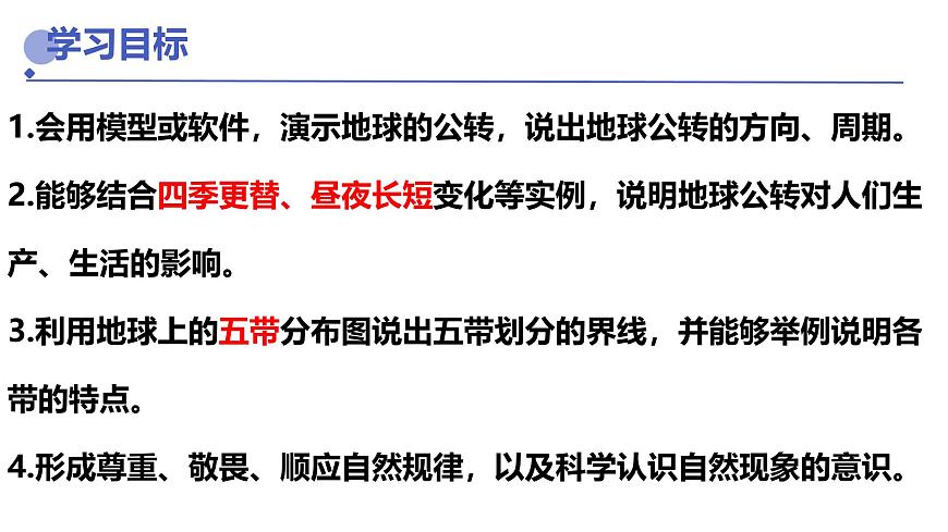 初中 地理 人教版(2024) 七年級(jí)上冊(cè)(2024) 第一章 地球 第三節(jié) 地球的運(yùn)動(dòng) 課件第3頁(yè)