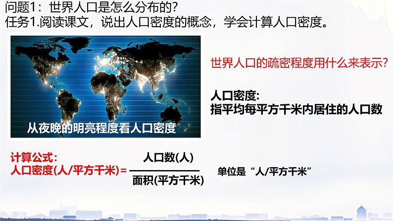 初中 地理 人教版(2024) 七年级上册(2024) 第五章 居民与文化 第一节 人口与人种 课件第2页