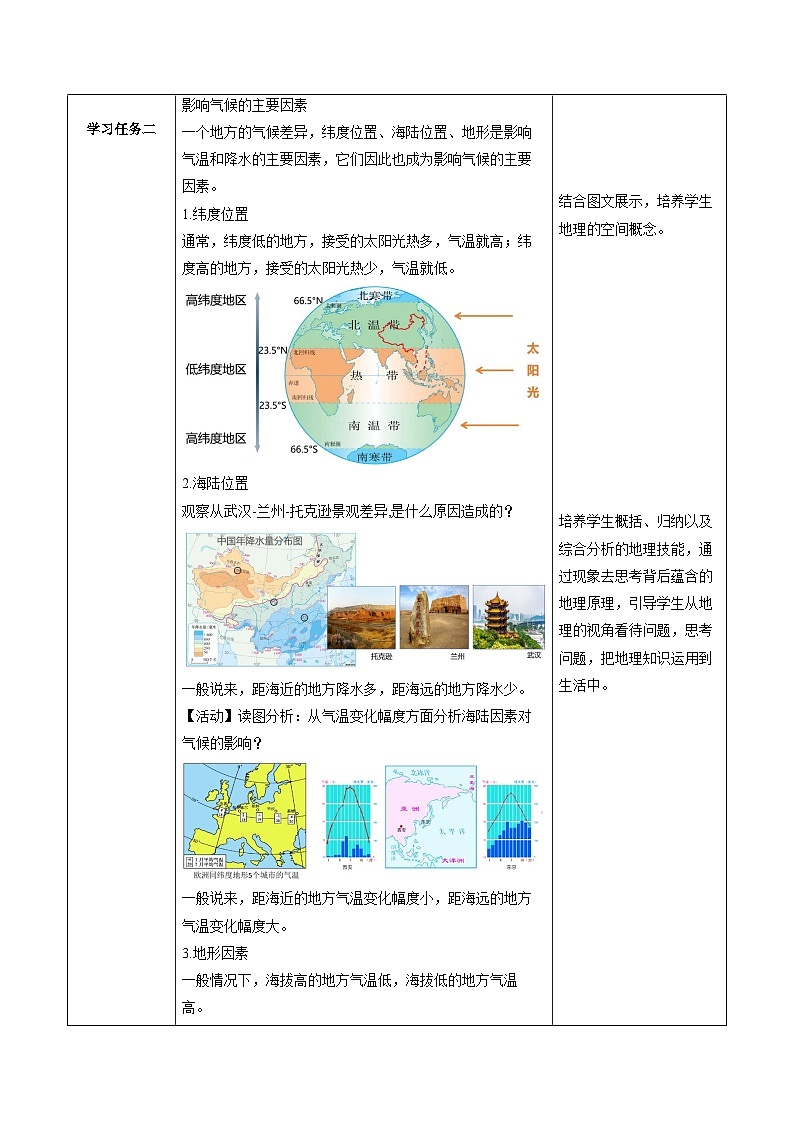 2024-2025学年人教版七年级地理上册4.4.2 世界的气候(教学设计)第2页