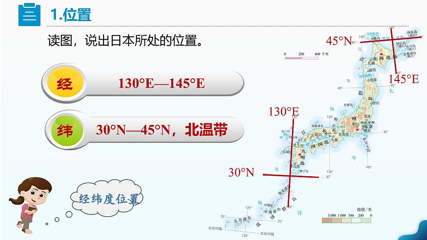 人教版七下 8.1《日本》 第1課時 多火山地震的島國 課件第7頁