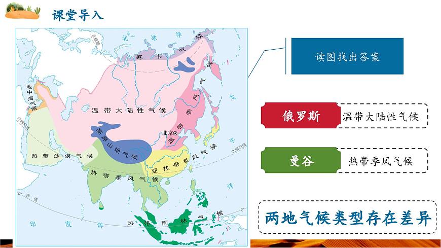 【新教材新課標(biāo)】人教版地理七下7.1.3 自然環(huán)境（第三課時 氣候類型）（課件）第3頁
