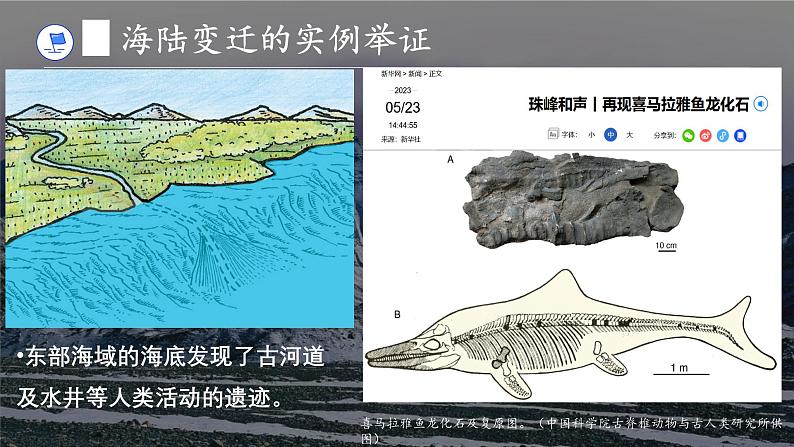 3.3 解说海陆变迁 课件-2024-2025学年七年级地理上学期晋教版(2024)第4页