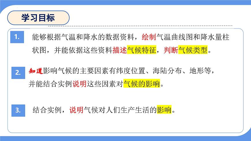 4.2 描述居住地氣候特點——影響氣候因素 課件-2024-2025學(xué)年七年級地理上學(xué)期晉教版（2024）第7頁