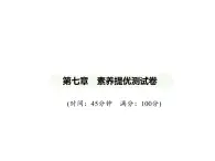 第七章　素养提优测试卷 习题课件-湘教版七年级地理下册