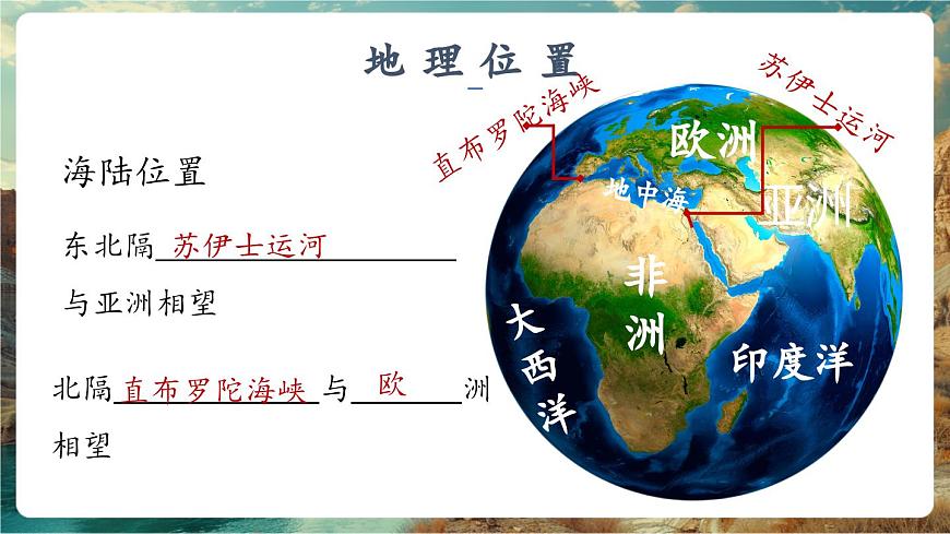 7.2非洲——地理位置和地形（第1課時）第7頁