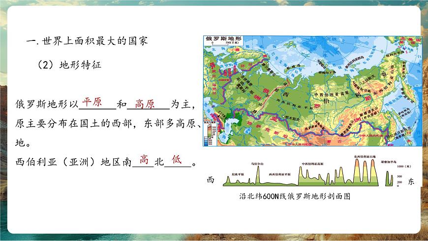 9.3俄羅斯第一課時 課件（26頁）第8頁