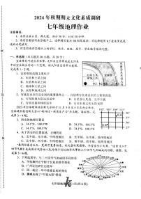 河南省南阳市西峡县2024-2025学年七年级上学期期末地理试题