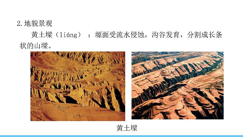 中图版(2024)七下地理课件 第七章 第三节 第一课时 沟壑纵横的黄土高原第8页
