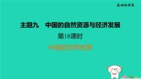 福建省2024中考地理1基础梳理篇主题九中国的自然资源与经济发展第18课时中国的自然资源课堂讲本课件