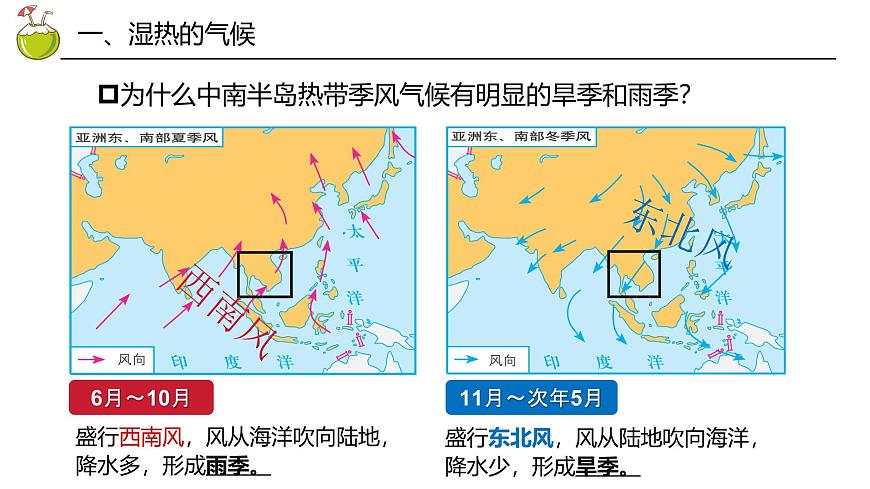8.1.2東南亞【課件】（第2課時(shí)——?dú)夂颉⑽锂a(chǎn)和近鄰）——2025新教材湘教版初一地理下冊(cè)pptx第7頁(yè)