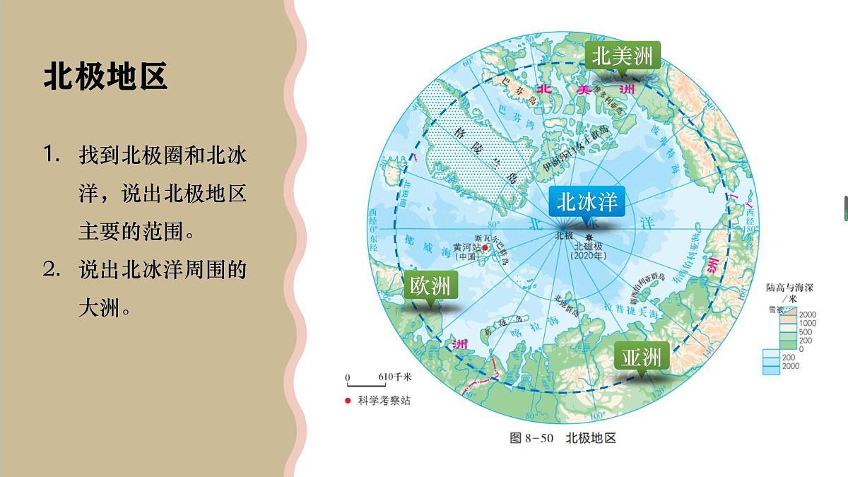 【湘教新版】7下第八章 第五节 《南极地区和北极地区》教学课件(第1课时)第4页