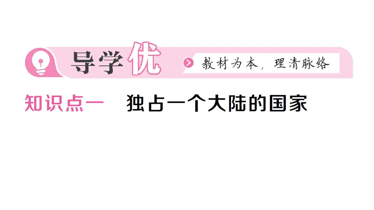 初中地理新人教版七年级下册第九章第四节 澳大利亚作业课件2025春第2页
