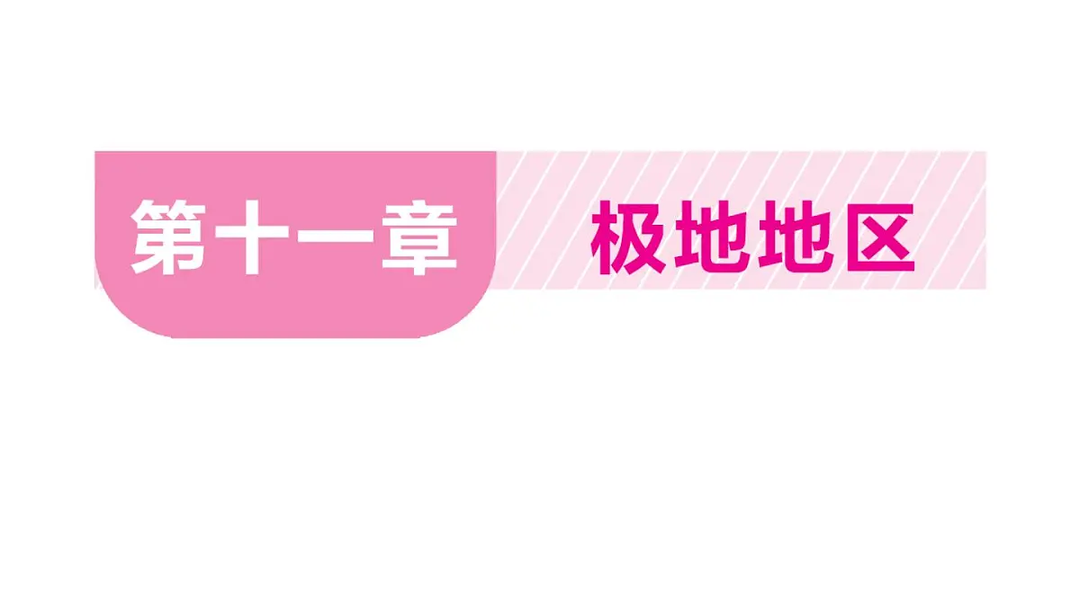 初中地理新人教版七年级下册第十一章 极地地区作业课件2025春第1页