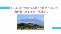 人教版（2024）七年级下册(2024)第三节 撒哈拉以南非洲课前预习ppt课件