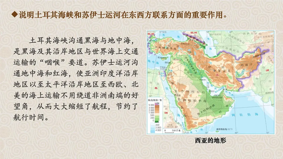 人教版(2024) 七年级地理下册(2024) 第九章 东半球其他的地区和国家第一节 西亚 课件第6页