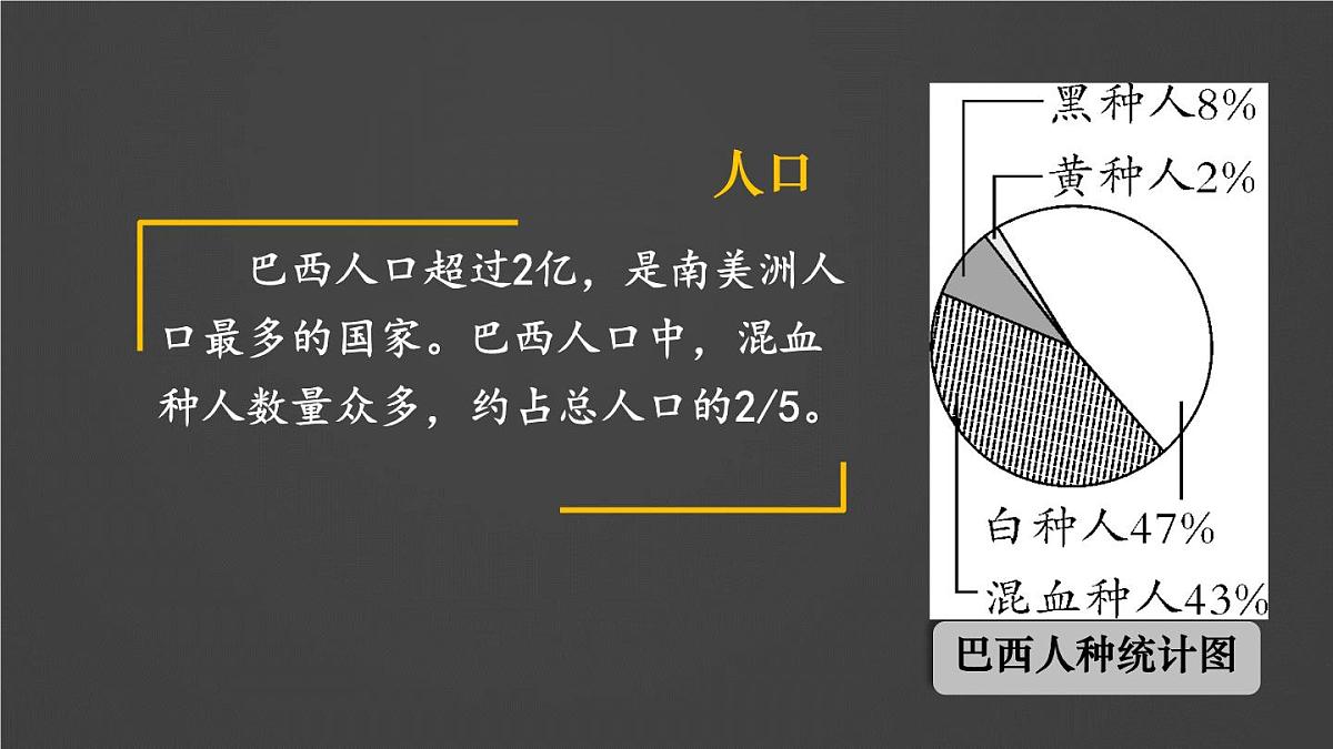 人教版(2024) 七年级地理下册(2024) 第十章 西半球的国家第二节 巴西 课件第3页